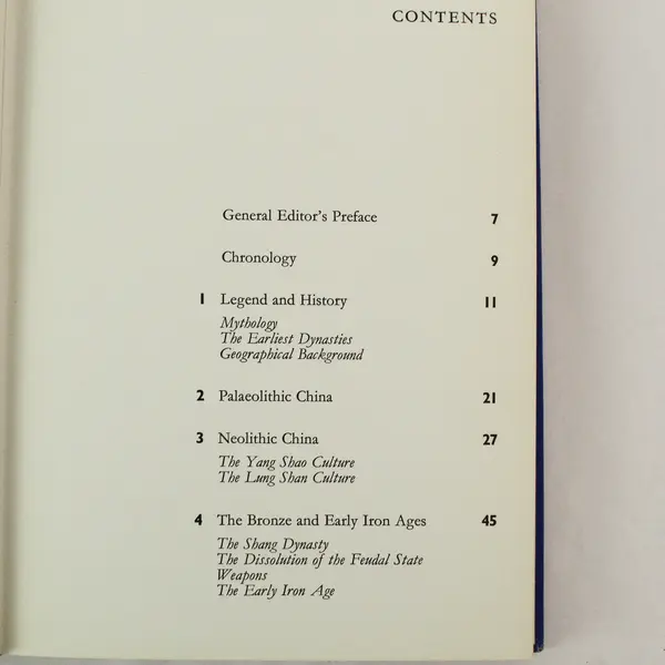 Early Civilization In China By William Watson Hardcover Book