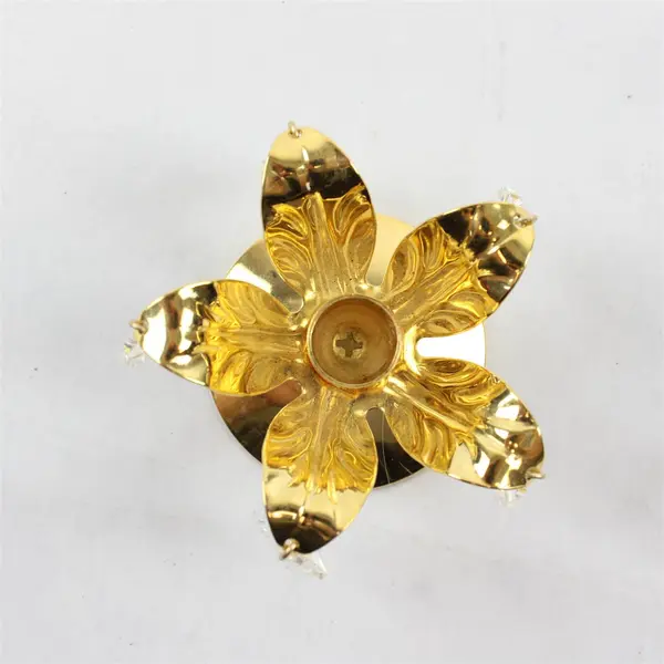 Crystal Temptations 24K Gold Plated Candle Holder Swarovski Strass