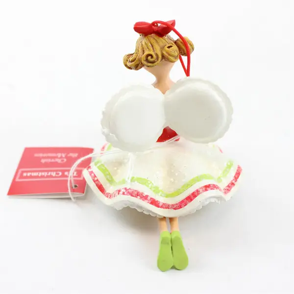 TJ's Christmas Fairy Ornament with Dangling Dessert Legs - New