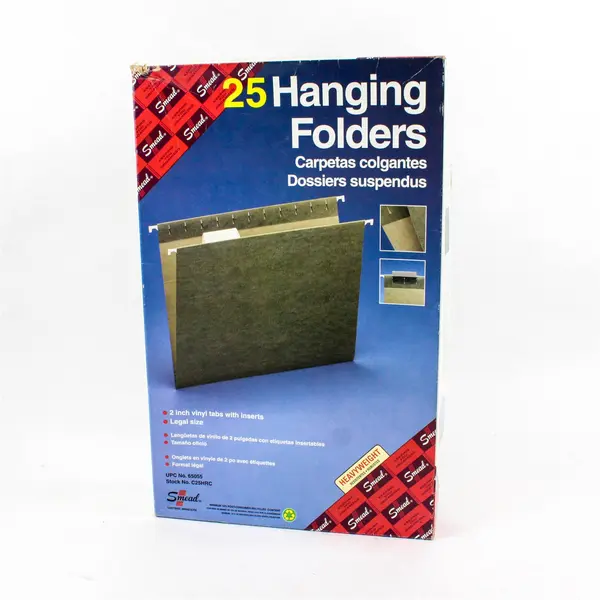 Lot of 31 File Folders - 17 Olive Hanging & 14 Two-Tone Blue Regular