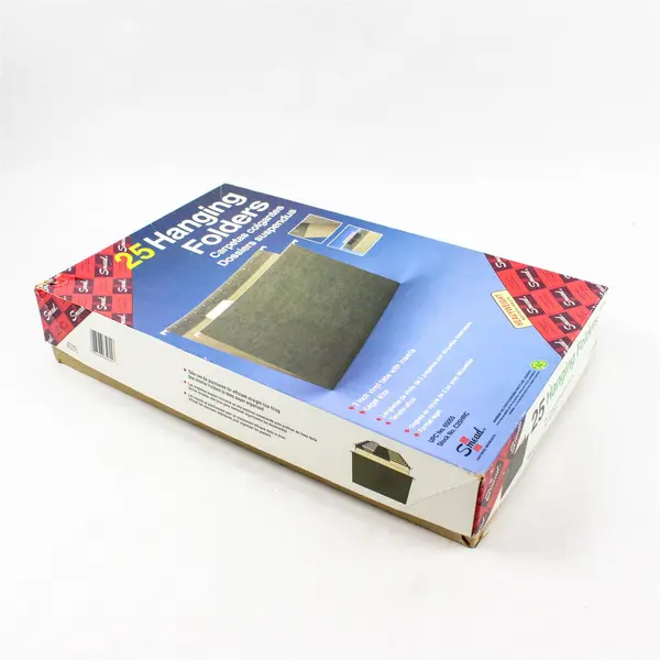 Lot of 31 File Folders - 17 Olive Hanging & 14 Two-Tone Blue Regular