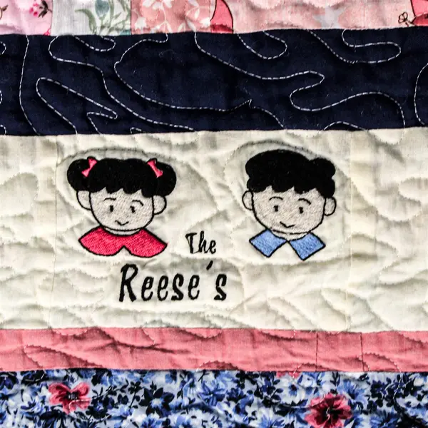 Handmade Multicolor Floral Queen/King Quilt Rectangle Throw Blanket 66" x 101"