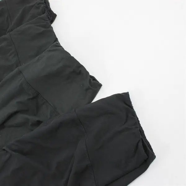 Lot of 4 Unbranded Women's XL Black Capri Length Stretch Leggings