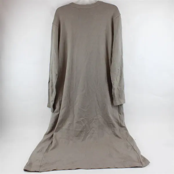 Three Dots Taupe Long Open-Front Cardigan Women's Size XL