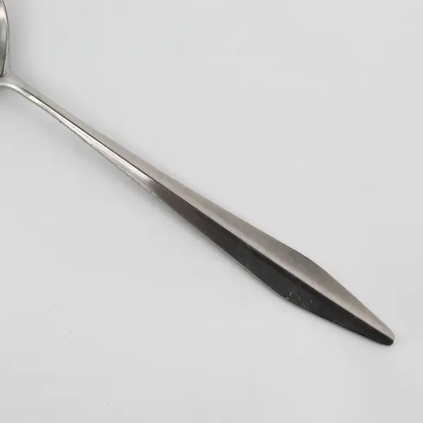 Norstaal Flatware Inka Pattern Stainless Round Bowl Serving Spoon 8.5" Rare HTF