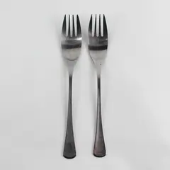 Lot of 2 Orleans Silver ORL33 Pattern SS Dinner Forks 7.5" Rare HTF Pattern