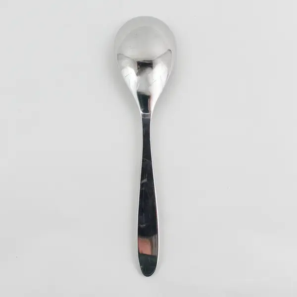 Nambe Flatware Maia Pattern 18/10 SS Solid Serving Spoon 9" Rare HTF Item