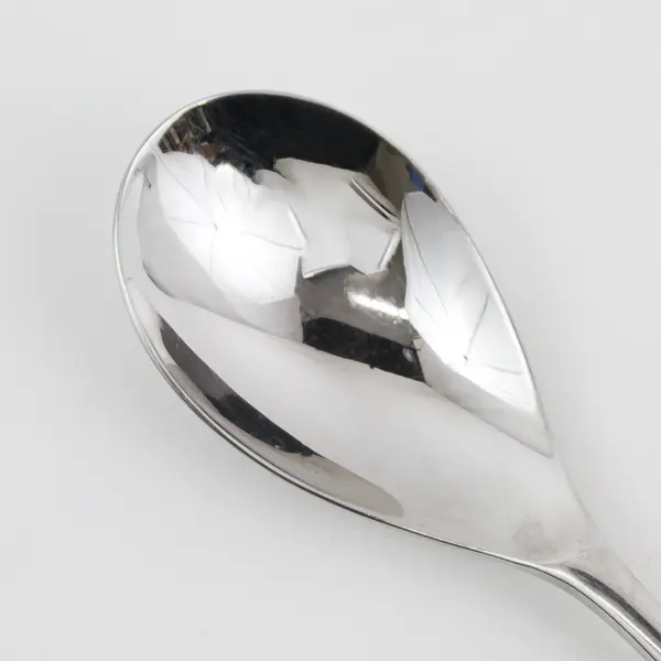 Nambe Flatware Maia Pattern 18/10 SS Solid Serving Spoon 9" Rare HTF Item