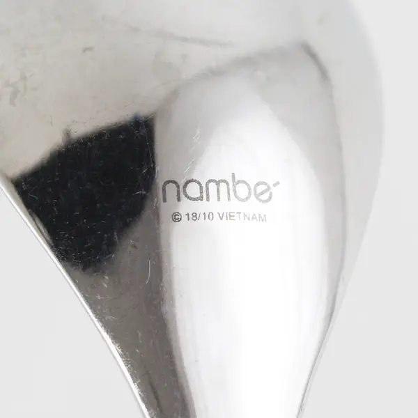 Nambe Flatware Maia Pattern 18/10 SS Solid Serving Spoon 9" Rare HTF Item