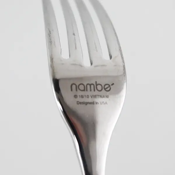Nambe Flatware Vista Pattern 18/10 Stainless Salad Fork 7" Rare HTF Pattern