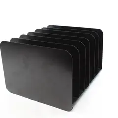 Steelmaster Black Metal File Organizer 6 Slot