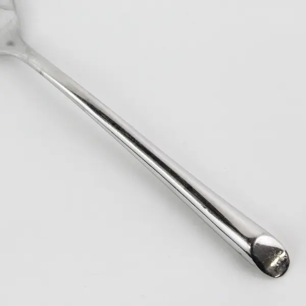 Nambe Flatware Frond Pattern 18/10 Stainless Oval Soup Spoon 8" Long Good