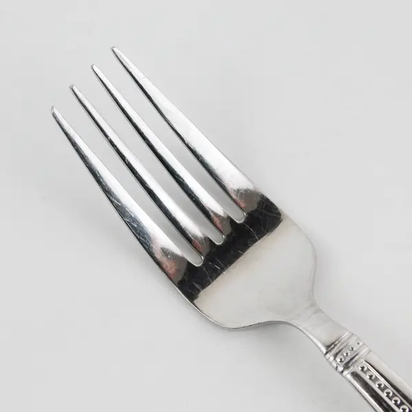 Nicole Miller Green Tea Pattern 18/10 Stainless Salad Fork 7" Rare HTF Item