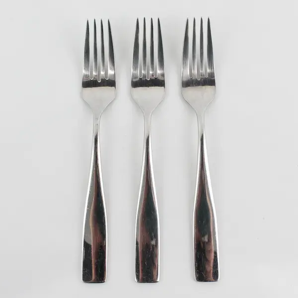 Lot of 3 Nicole Miller Moments Pattern 18/10 SS Salad Forks Rare HTF Pat 6.75"