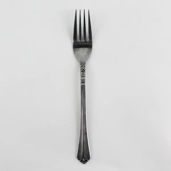 Orleans Silver ORL31 Pattern Stainless Dinner Fork 7.75" Long Rare HTF Item