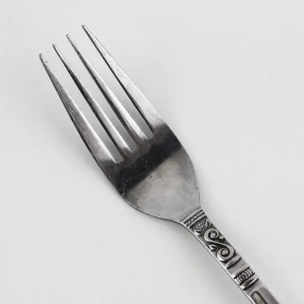 Orleans Silver ORL31 Pattern Stainless Dinner Fork 7.75" Long Rare HTF Item
