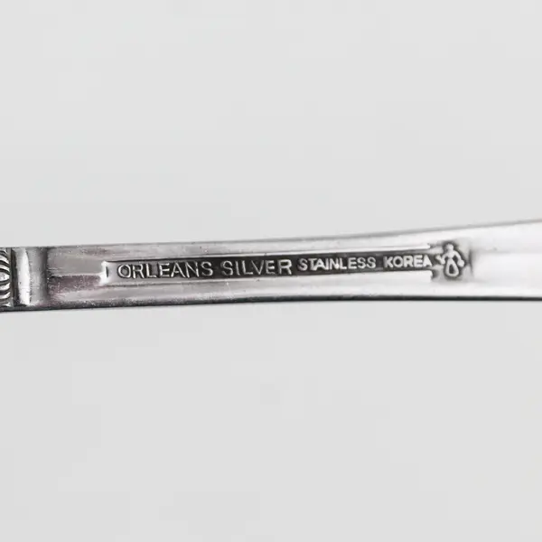 Orleans Silver ORL31 Pattern Stainless Dinner Fork 7.75" Long Rare HTF Item