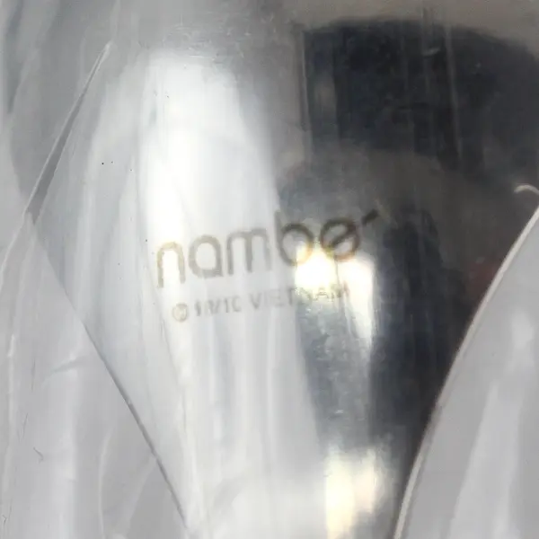 Lot of 3 Nambe Flatware Aidan Pattern 18/10 SS Oval Soup Spoons 8" New Plastic