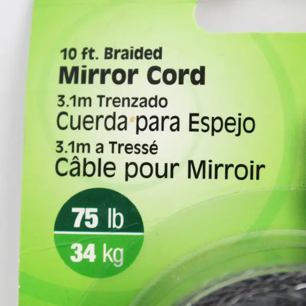 NIB Anchor Wire 10ft Braided Mirror Cord 75 lb