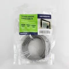 NIP Hangdone Picture Hanging Coated Wire #4 30 Lbs