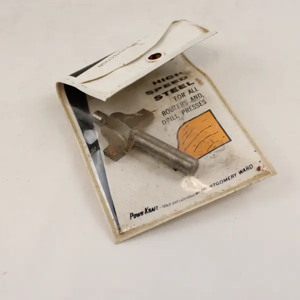 Lot of 3 Router Bits 5/32" Roman Ogee + 1/2" Straight, 1/4" Shank, Carbide
