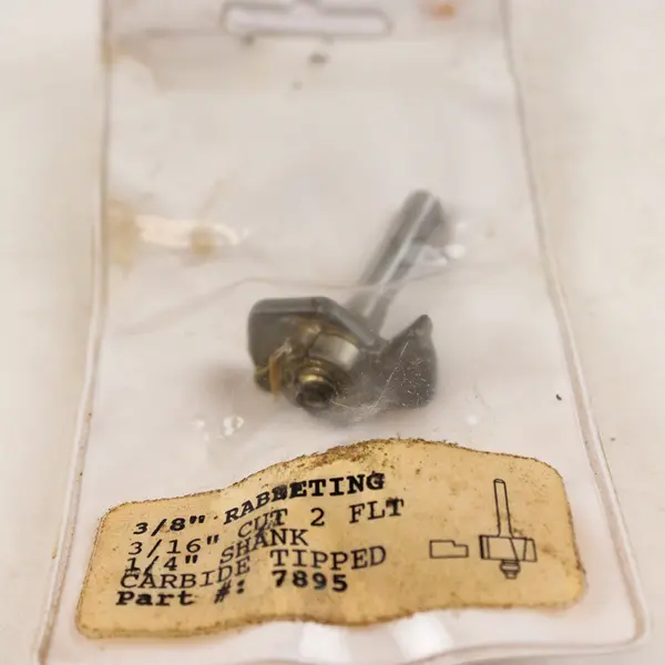 Lot of 3 Router Bits 5/32" Roman Ogee + 1/2" Straight, 1/4" Shank, Carbide