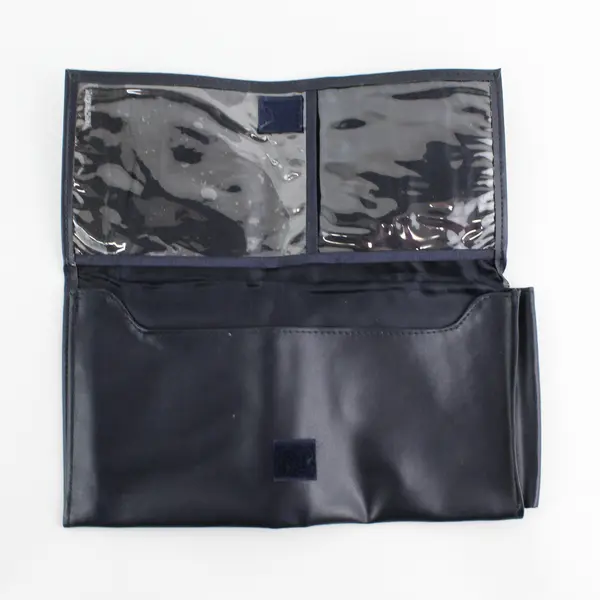 Holland America Line Black Faux Leather Portfolio