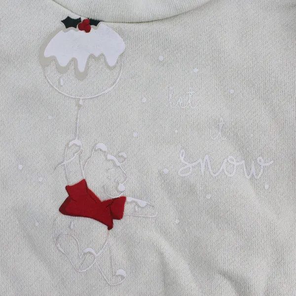 Disney Winnie The Pooh Let It Snow Pullover Baby Girls' 6/9M