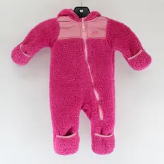 Snozu Pink Sherpa Hooded Snowsuit Baby Girls' Size 3/6M