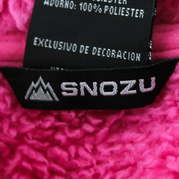 Snozu Pink Sherpa Hooded Snowsuit Baby Girls' Size 3/6M