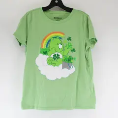 Care Bears Good Luck Bear Green Short-Sleeved T-Shirt Women's Large