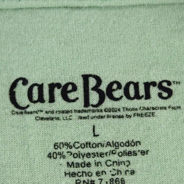 Care Bears Good Luck Bear Green Short-Sleeved T-Shirt Women's Large