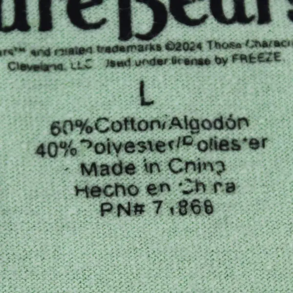 Care Bears Good Luck Bear Green Short-Sleeved T-Shirt Women's Large