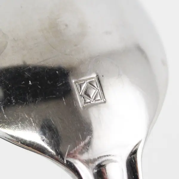 Lot of 4 Hampton Silversmiths Gertrude Pattern 18/10 SS Teaspoons Rare HTF Item