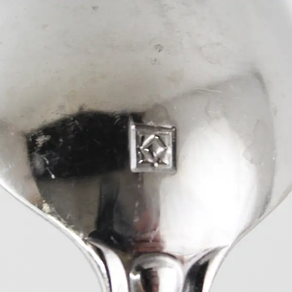 Lot of 3 Hampton Silversmiths Gertrude Pattern 18/10 SS Teaspoons Rare HTF Item