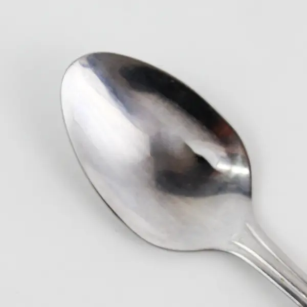 Lot of 6 Unbranded Stainless Steel Teaspoons Made in China 6.25" Good Condition