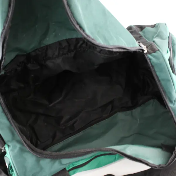 Green and Black Embroidered Duffle Bag Ireland Flawed
