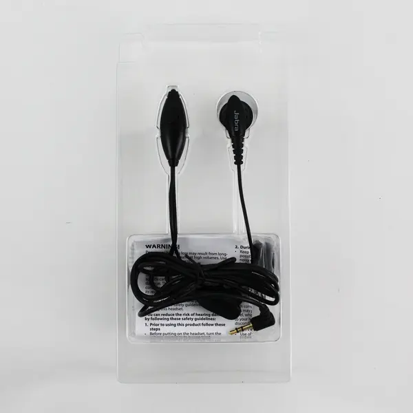 Jabra JABSBUDBLK Black Headsets in Original Verizon Box