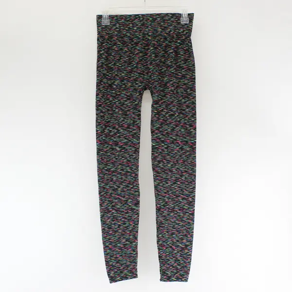 Black and Neon Colors Leggings Women's Large/XL