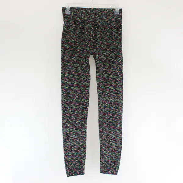 Black and Neon Colors Leggings Women's Large/XL
