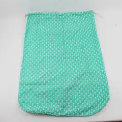 Vintage Handmade Cotton Laundry Bag - Eyelet Drawstring Closure 29"L x 20"W