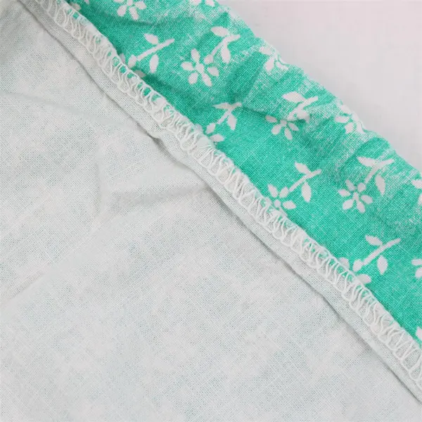 Vintage Handmade Cotton Laundry Bag - Eyelet Drawstring Closure 29"L x 20"W