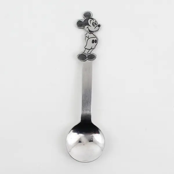Bonny Flatware Walt Disney Pattern Stainless Round Bowl Youth Spoon 5.75" Good