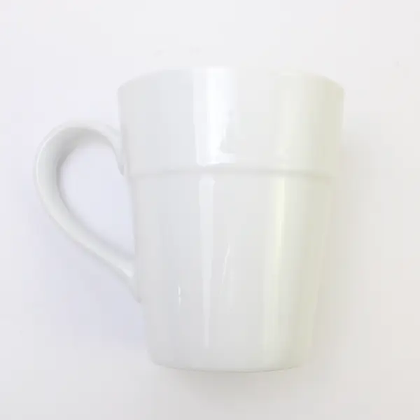 Set of 2 Dash of That White Ceramic Coffee Mugs Dishwasher Safe