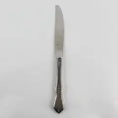 Oneida Silver Morning Blossom Pattern Stainless Hollow Dinner Knife 9" Good