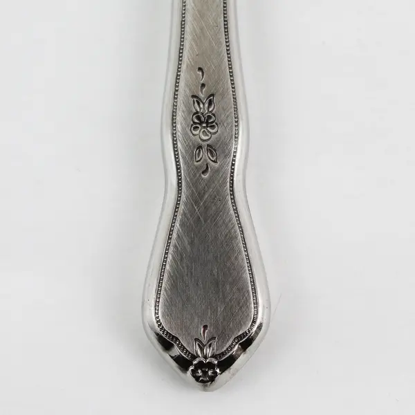 Oneida Silver Morning Blossom Pattern Stainless Hollow Dinner Knife 9" Good