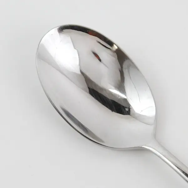 Lot of 5 Oneida Silver Icarus Pattern 18/10 SS Oval Soup Spoons From China 7.75"