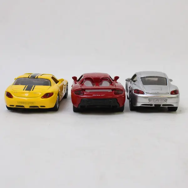 Lot of 3 SIKU Diecast Toy Cars - Porsche x2 & Mercedes-Benz