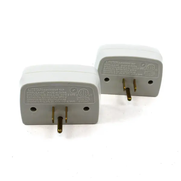 Set of 2 Good Housekeeping 3 Outlet Surge Protector