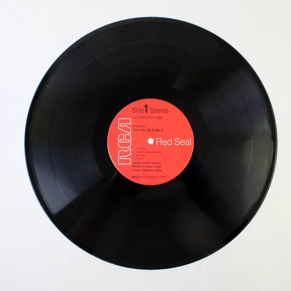 Heifetz Primrose Piatigorsky Beethoven Bach Schubert Classical 12" Vinyl Record